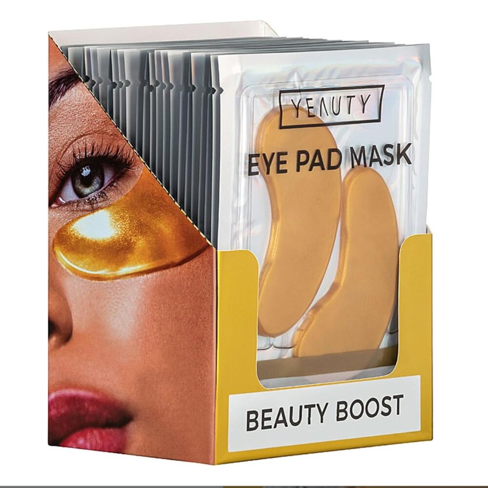 Yeauty Beauty Boost Box, 25 Eye Masks W/Ceramides, Hyaluronic Acid & Witch Hazel